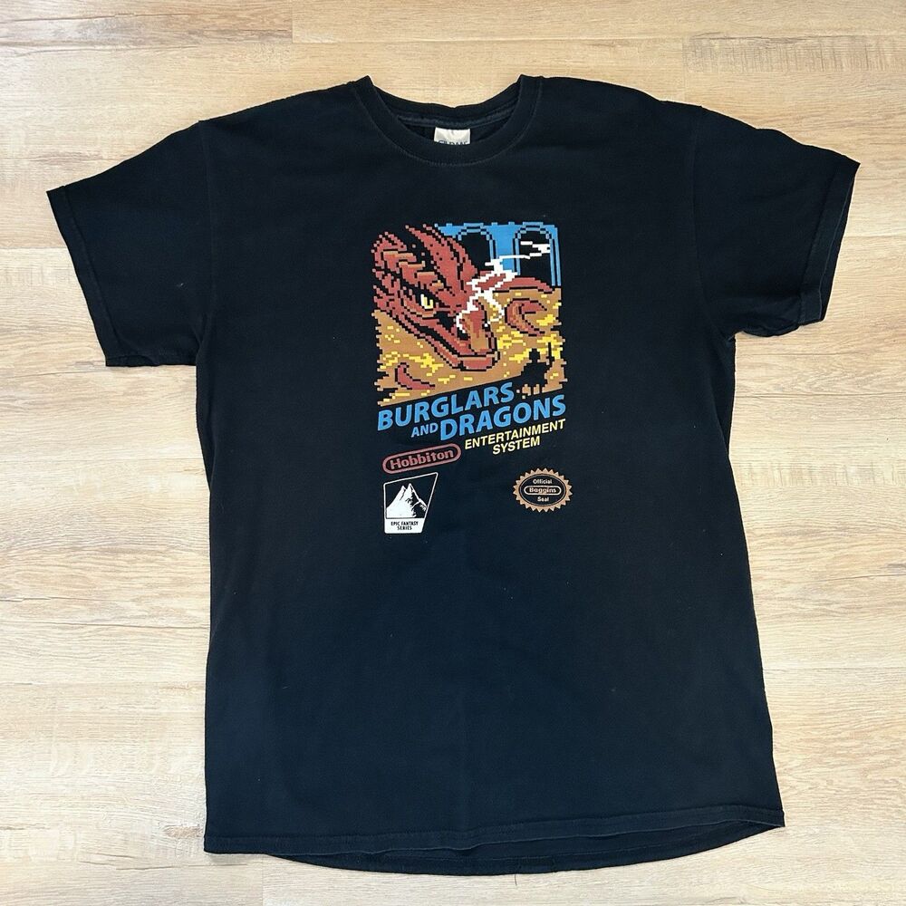 Vintage Burglars and Dragons Shirt Mens M  Graphic Tee